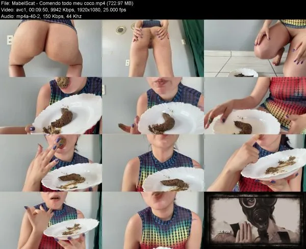 MabelScat – Comendo todo meu coco women scat videos
