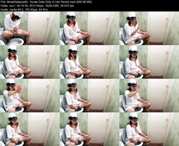 ModelNatalya94 – Nurse Gets Dirty In Her Period