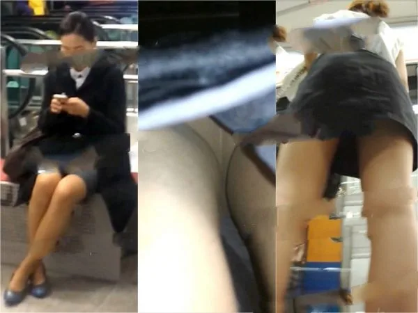 【FHD高画質】 飲食店でとなりに座ったミニスカ美人