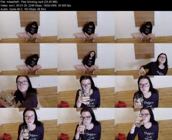 missellie8 – Pee Drinking