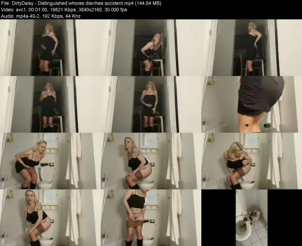 DirtyDaisy – Distinguished whores diarrhea accident