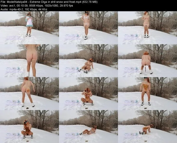 ModelNatalya94 – Extreme Olga in shit snow and frost