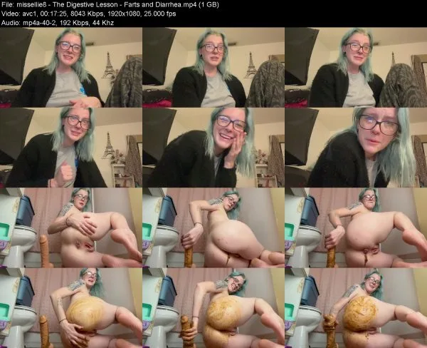 missellie8 – The Digestive Lesson – Farts and Diarrhea