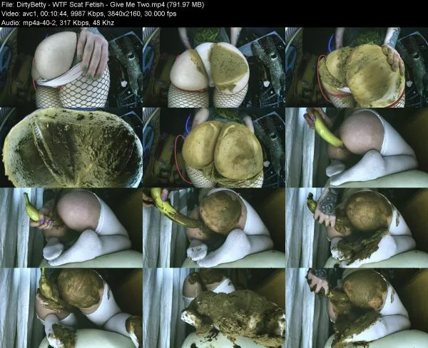 DirtyBetty – WTF Scat Fetish – Give Me Two