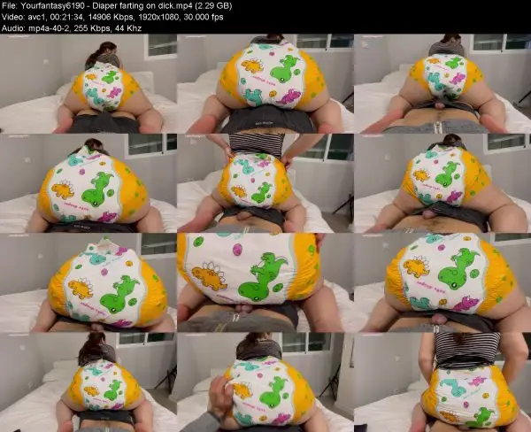 Yourfantasy6190 – Diaper farting on dick