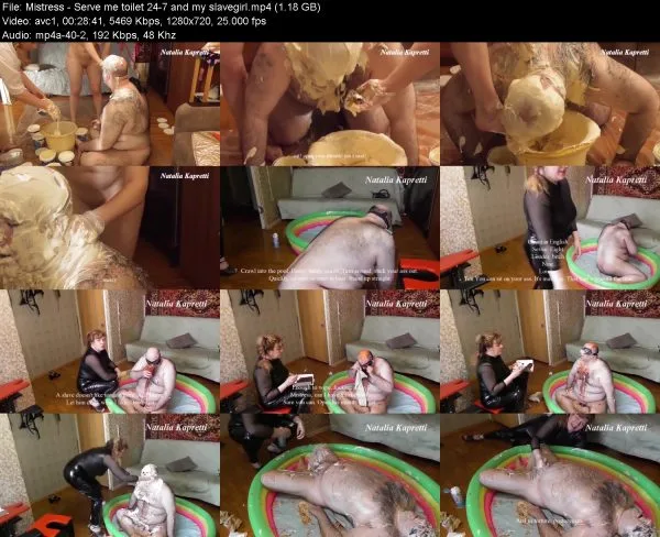 Mistress – Serve me toilet 24-7 and my slavegirl