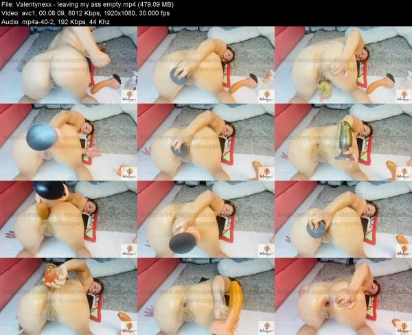 Valentynexx – leaving my ass empty
