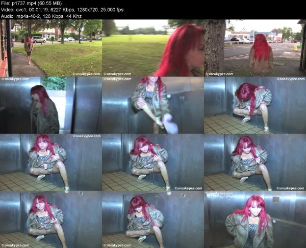 p1737 pissing in public, HD