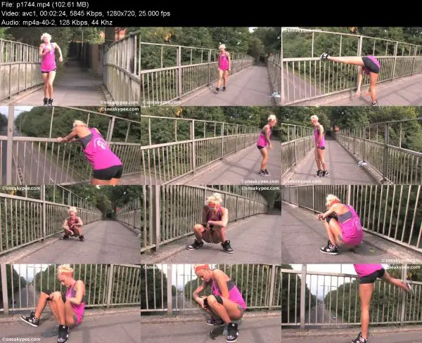 p1744 pissing in public, HD