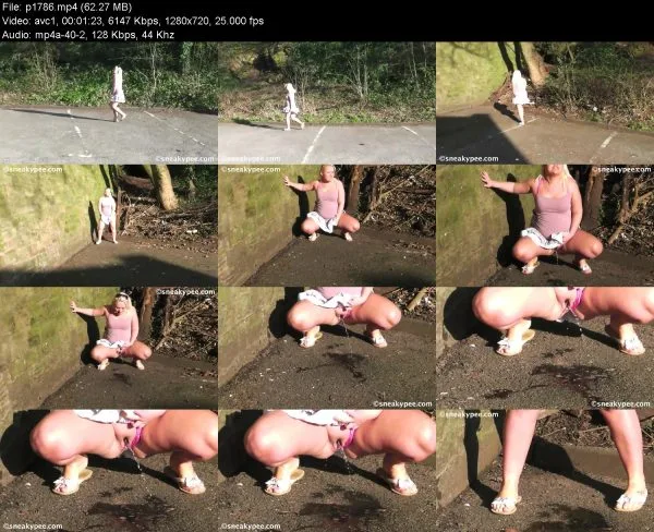 p1786 pissing in public, HD
