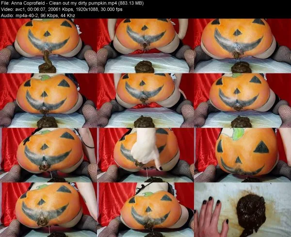 Anna Coprofield – Clean out my dirty pumpkin