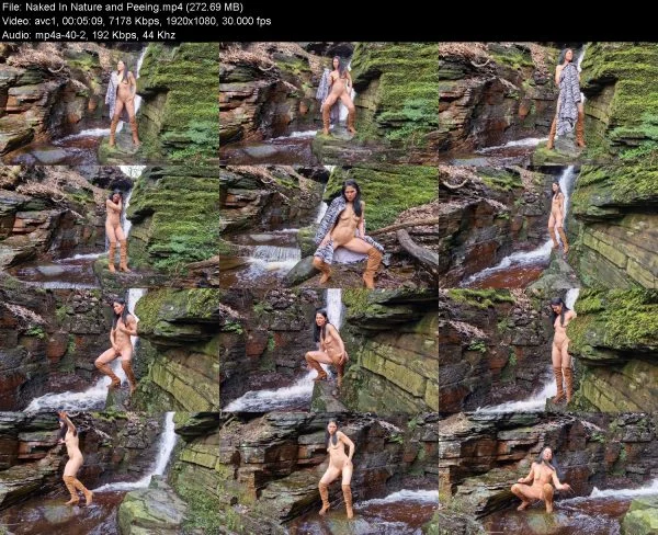 Naked In Nature and Peeing