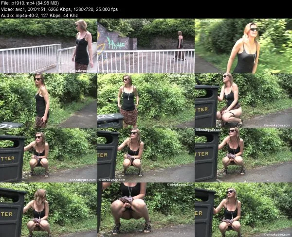 p1910 pissing in public, HD