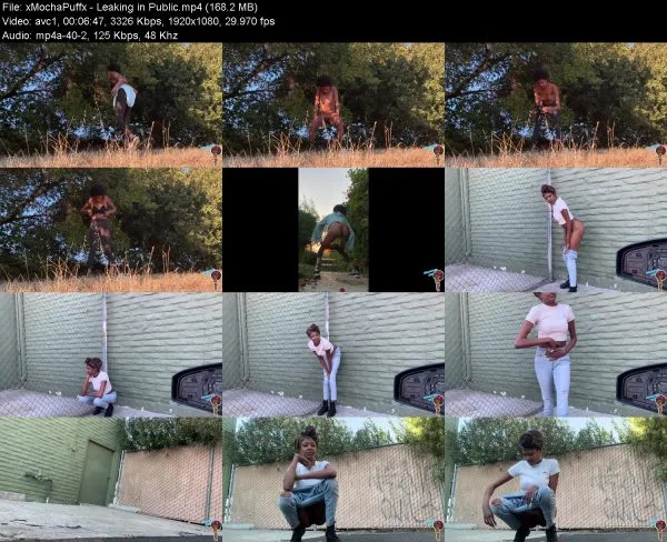 xMochaPuffx – Leaking in Public