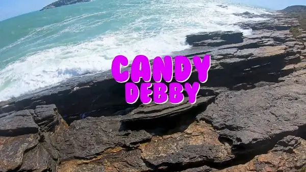 Candy Debby – Peeing and sex on the beach  PART 1