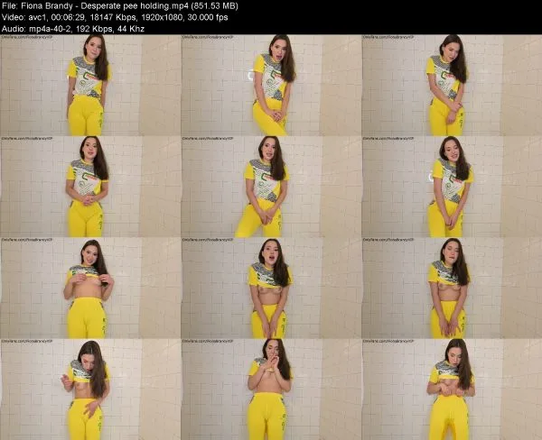 Fiona Brandy – Desperate pee holding