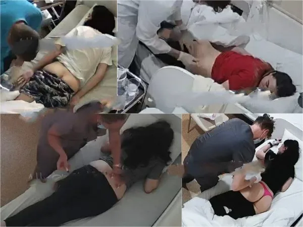【 破解摄像头】猥琐光头整形医生 帮小姐姐胸部检查