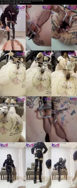 Korean Queen – Korean Queen pees inside her slaves anal