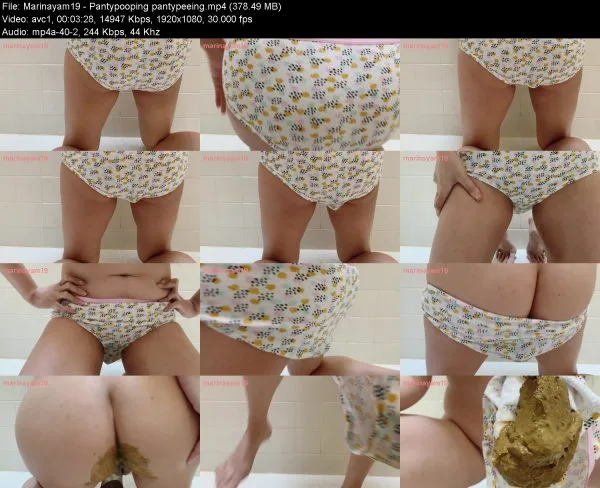 Marinayam19 – Pantypooping pantypeeing