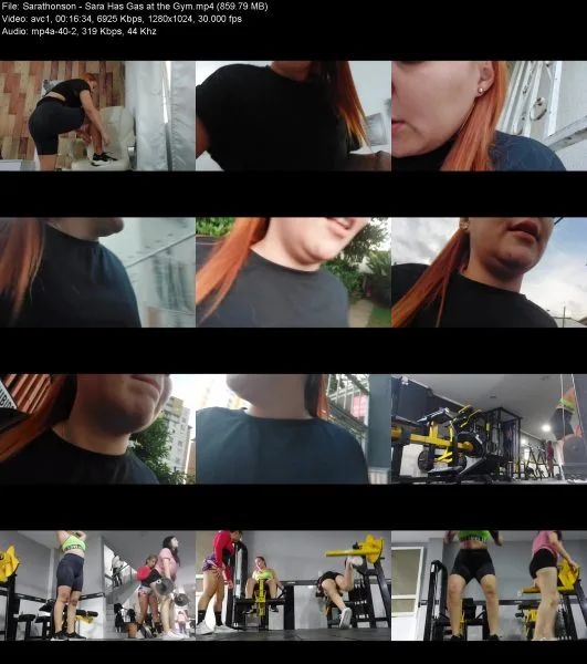Sarathonson – Sara Has Gas at the Gym