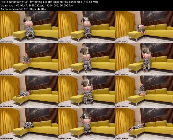 Yourfantasy6190 – My farting ass got small for my pants