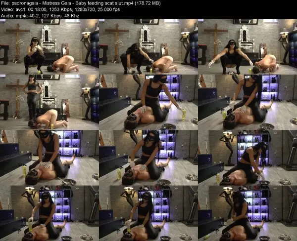 padronagaia – Mistress Gaia – Baby feeding scat slut