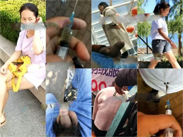 【全网稀缺】公交射头，电梯喷射，街头调戏，人前撸管等
