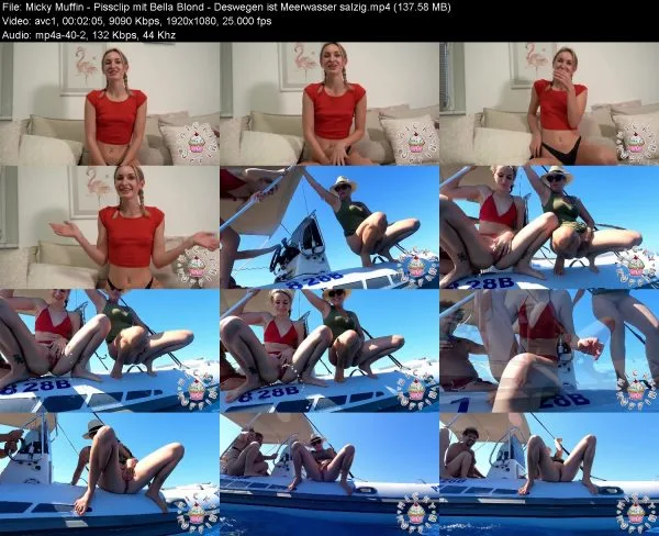 Micky Muffin – Pissclip mit Bella Blond – Deswegen ist Meerwasser salzig