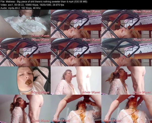 Mistress – Big piece of shit there’s nothing sweeter than it