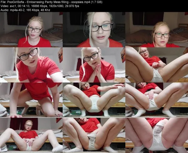 PooGirlSofia – Embarrasing Panty Mess filling – ooopsies