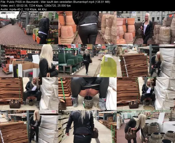 Public PISS im Baumarkt – Wer kauft den veredelten Blumentopf