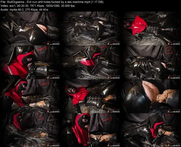 SlutOrgasma – Evil nun shit holes fucked by a sex machine