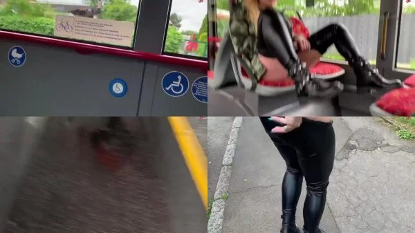 SteffiBlond – Bussitz Pissfontne – OMG das luft den ganzen Gang runter