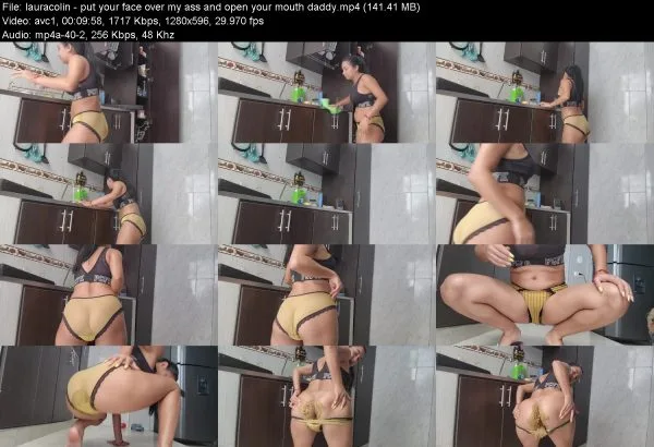 lauracolin – put your face over my ass and open your mouth daddy