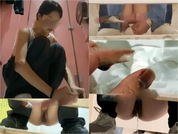 新流出  邪恶的房东便池下面藏了一个摄像头   无敌视角偷拍美女房客大黑穴尿尿