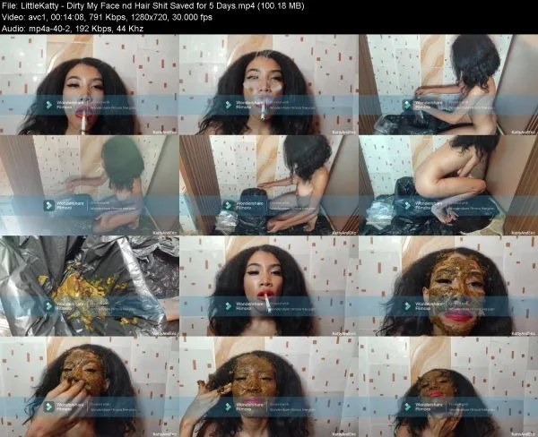 LittleKatty – Dirty My Face nd Hair Shit Saved for 5 Days