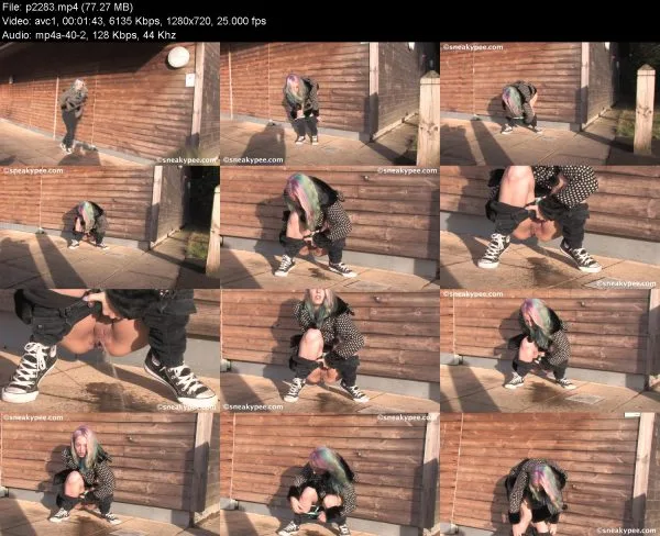 p2283 pissing in public, HD