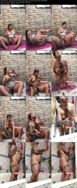 Dirty Iara – anal vaginal masturbation fuck body scat pee and bath