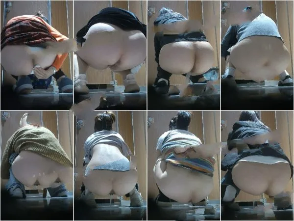 [4k HD] フードシティ女性トイレ隠し撮り（9）