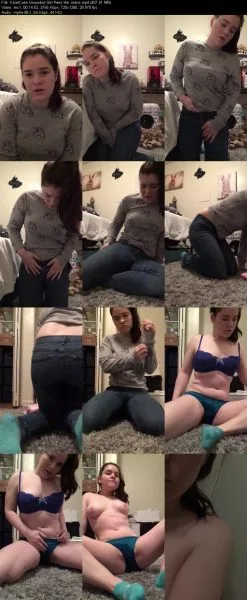 KaretCake Grounded Girl Pees Her Jeans