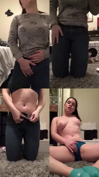 KaretCake Grounded Girl Pees Her Jeans