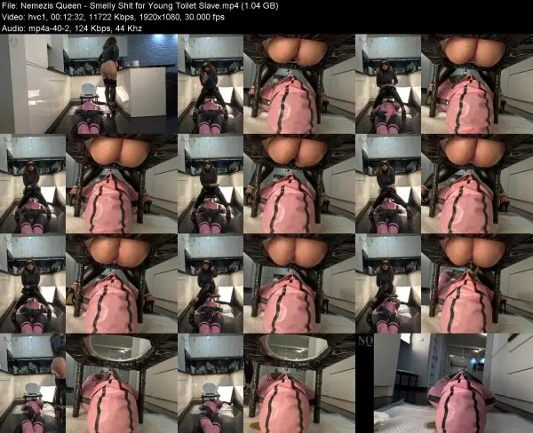 Nemezis Queen – Smelly Shit for Young Toilet Slave
