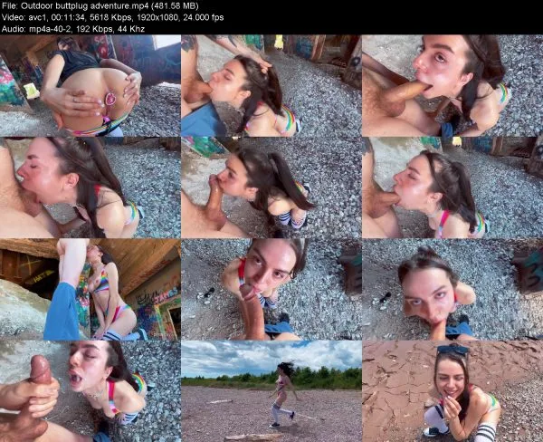 Outdoor buttplug adventure