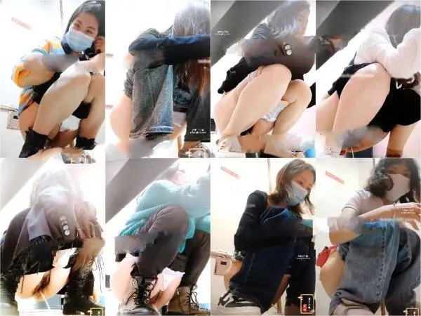 トイレショットの最高のコレクションが戻ってきました⭐重い復帰⭐⭐白虎の学生ハイヒールの若い女性がうんちをします