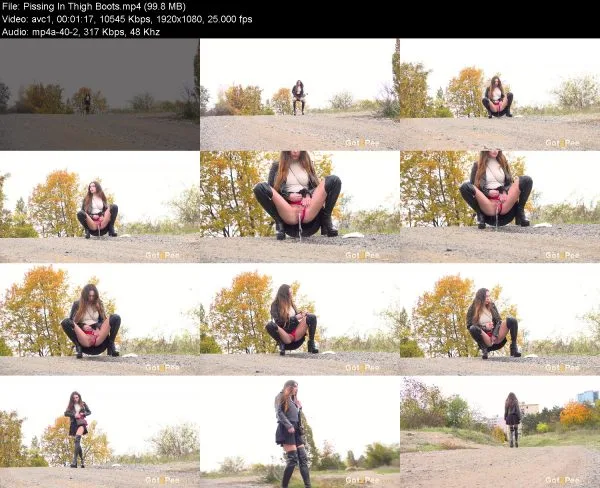 Pissing In Thigh Boots