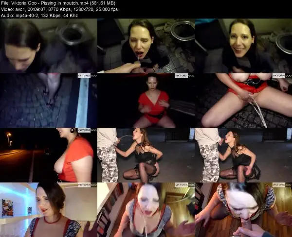 Viktoria Goo – Pissing in moutch