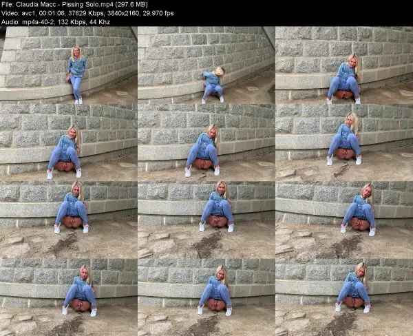 Claudia Macc – Pissing Solo