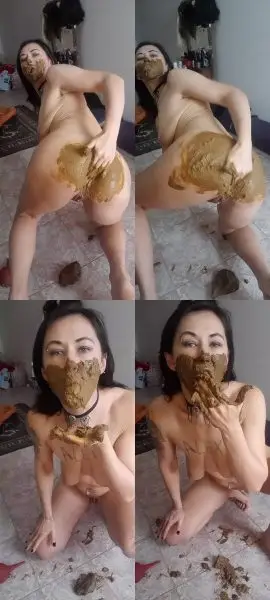 LiliXXXFetish – Huge Load of Poo in my Hand Mouth Plenty Full of Sht