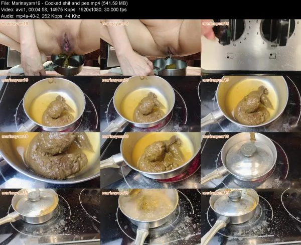 Marinayam19 – Cooked shit and pee women scat videos