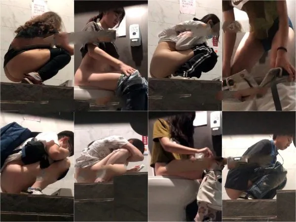 【トイレショット】金目当ての女がうんちとおしっこ、おやじのアソコは臭い（笑） 3V Spy Camera